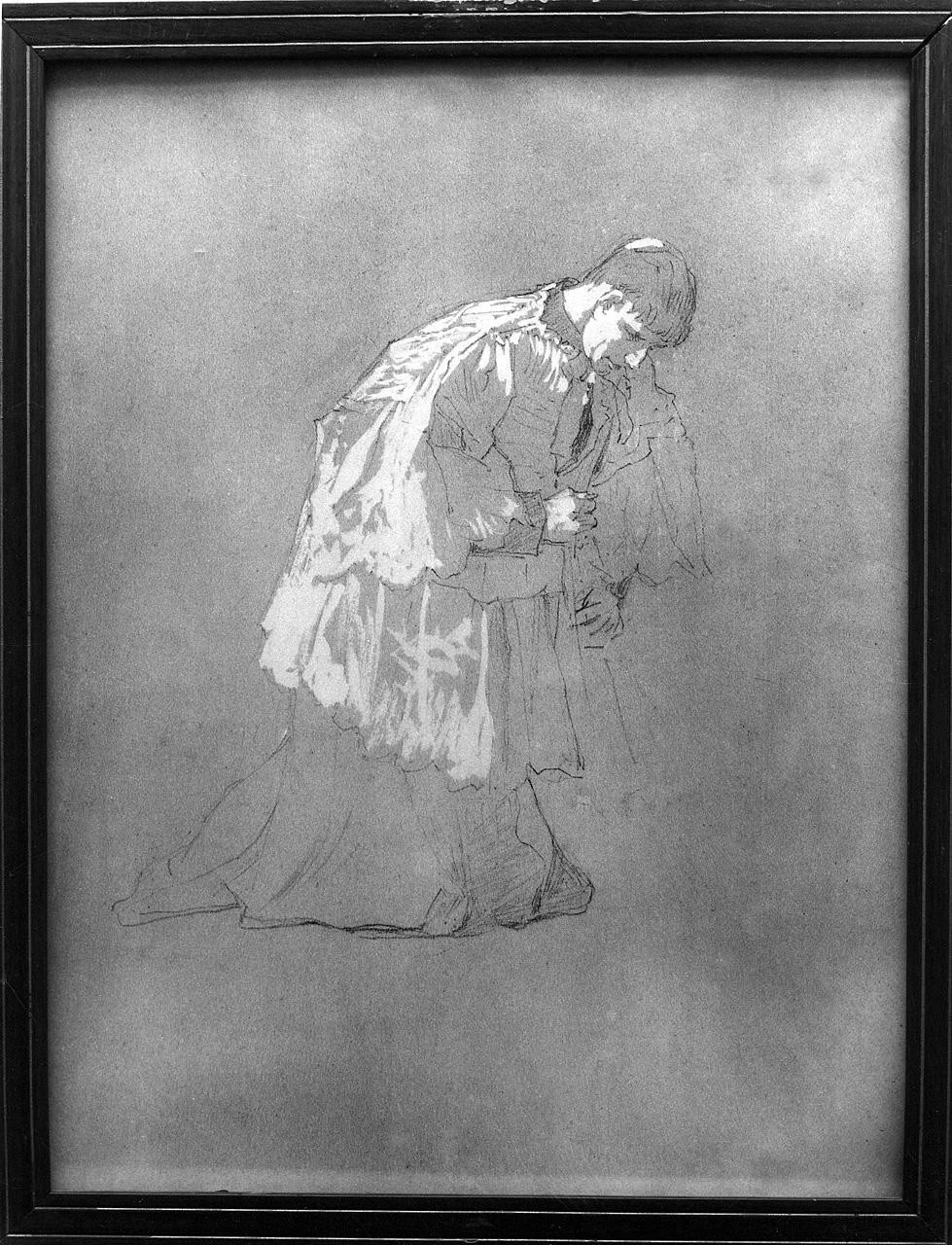 Chierico inginocchiato - Museo Civico, Pescia